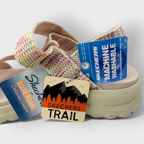 Skechers Reggae Bound 163681 Women’s Sandals 11M Natural/Tan Slingback - Picture 5 of 15